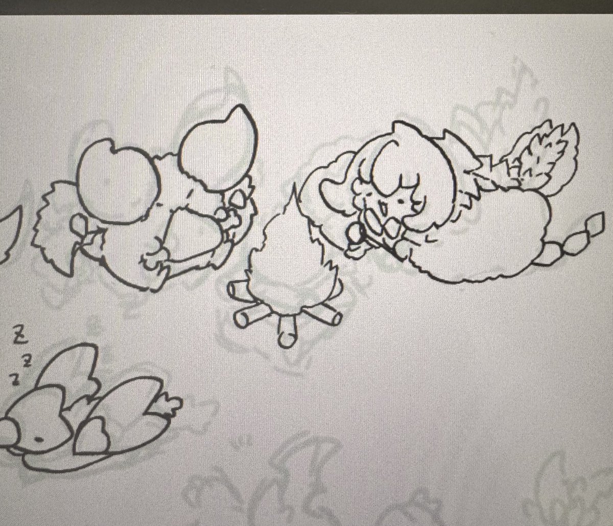 sima164s25's tweet photo. ちまちま描いている https://t.co/nO06s15v4R