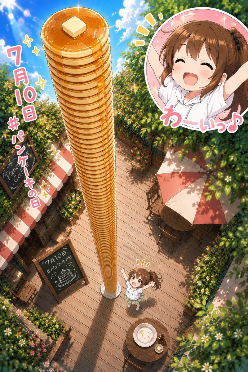 おはようございます☀️🌱 本日は7月10日🥞 #パンケーキの日 です♪ 一