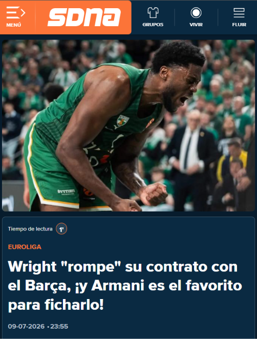 OutBasket's tweet photo. Si esto es verdad, esperamos que a David Carro Funes (@dcarroFairPlay) sea declarada persona non-grata y que no vuelva a pisar el Palau y que se finalicen todos los contratos con sus representados por muy Tornike Shengelia que se llamen.

@JoanLaportaFCB @Fortelena @mikelcamps https://t.co/k2Plg9x5dM