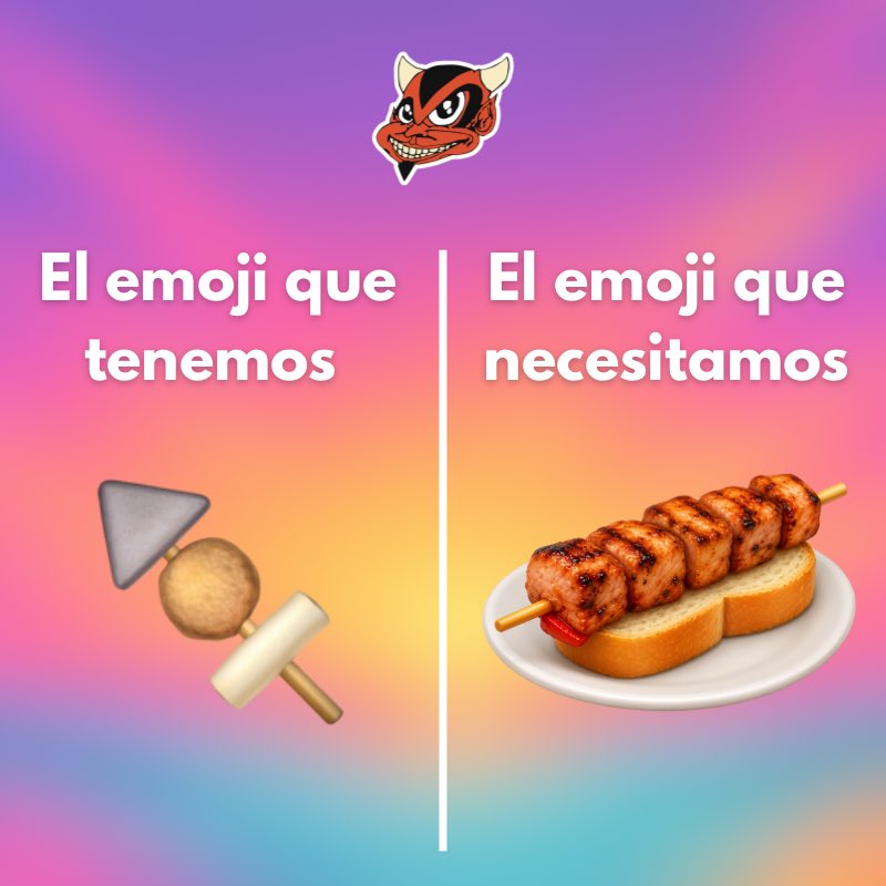 MDiablosLocos's tweet photo. Nos sumamos a la petición de @SCenCarnaval: ⬇️

😈 Emoji que tenemos VS Emoji que necesitamos 🎭

Ahora les toca a ustedes…

¿Qué emojis creen que nos faltan? 👇 https://t.co/Fkh1PFCisa