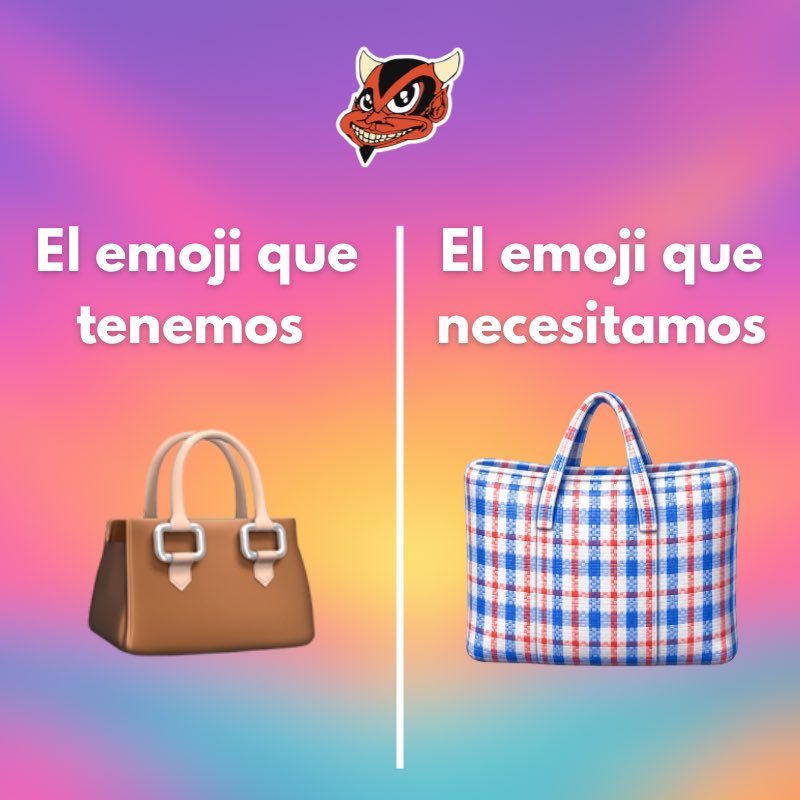 MDiablosLocos's tweet photo. Nos sumamos a la petición de @SCenCarnaval: ⬇️

😈 Emoji que tenemos VS Emoji que necesitamos 🎭

Ahora les toca a ustedes…

¿Qué emojis creen que nos faltan? 👇 https://t.co/Fkh1PFCisa