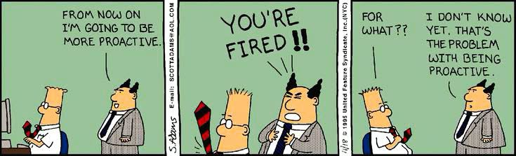 CAEDALPE's tweet photo. #Comics #Dilbert #Proactive https://t.co/2AQU9lj32M