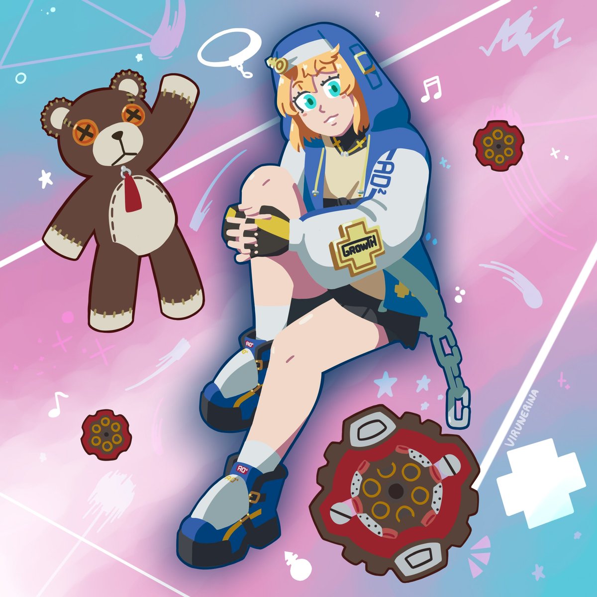 Virunerina's tweet photo. 🪀 Bridget

Fighting games!!! 🏳️‍⚧️🏳️‍⚧️🏳️‍⚧️

#guiltygear #ggst #bridget https://t.co/RUzegKlZ8e