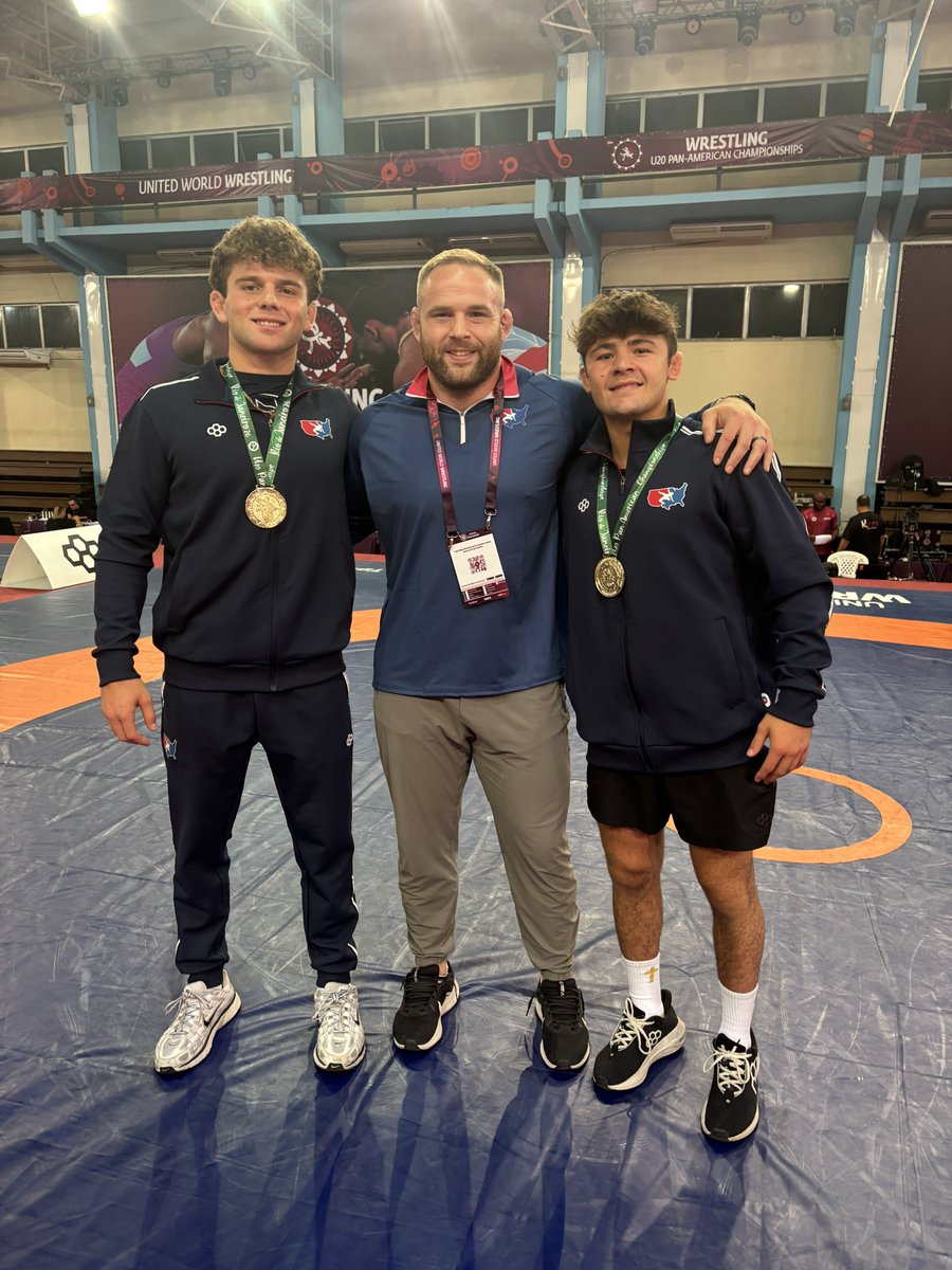 HokiesWrestling's tweet photo. Double 🦃. Double 🥇.

Love a good business trip. More accolades headed back to Blacksburg.
#ALLINALLTHETIME #Hokies 🦃 https://t.co/YPWllpEm1h