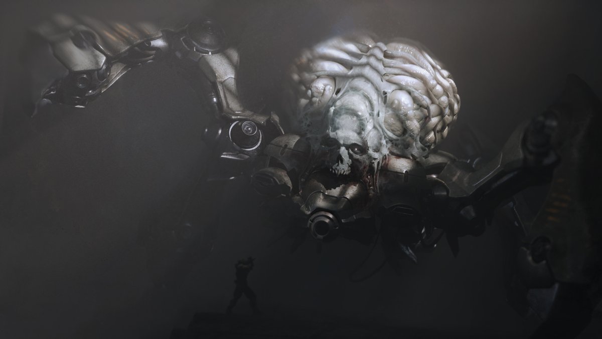 jillsandwitches's tweet photo. #DOOM 3 spider mastermind! I've always been such a fan of this Kenneth Scott design #blender #3D https://t.co/4WJDn3Gxl7