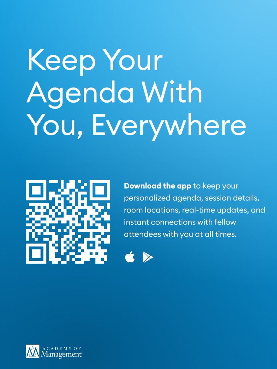 AOMConnect's tweet photo. 📱 Attending #AOM2026? Download the AOM Events app and keep your agenda with you, everywhere! 

Download on the App Store or get it on Google Play today. 📆 https://t.co/dlx1i1U7wY https://t.co/h4iKofE2rJ