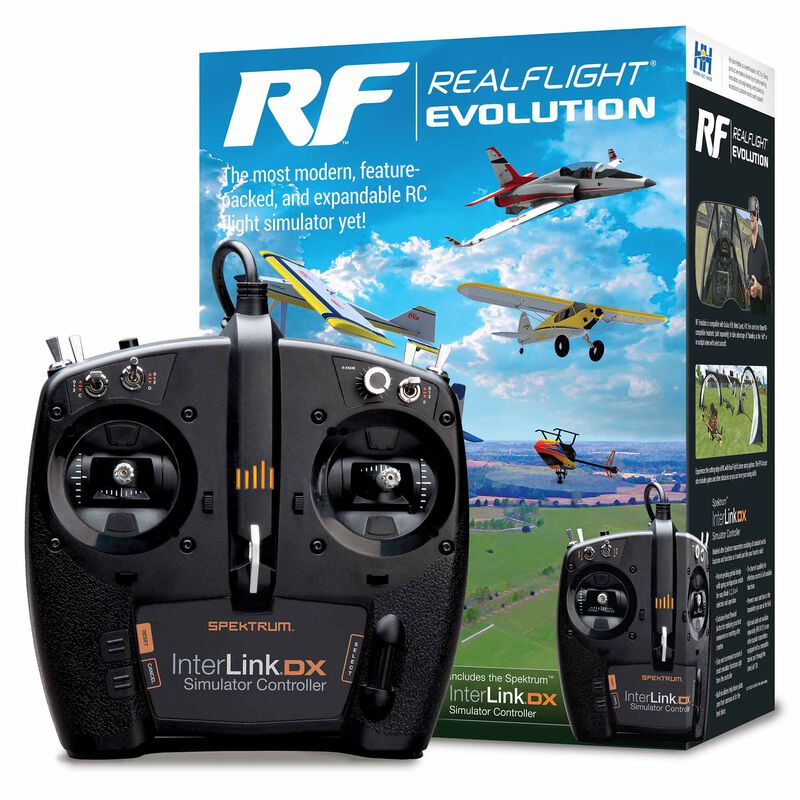 towerhobbies's tweet photo. Take your flying skills to the next level—without leaving home! ✈️
RealFlight Evolution RC Flight Simulator with InterLink DX Controller lets you practice and learn before heading to the field.
https://t.co/YDZWWi53Q1
#RealFlight #RCFlight #FlightSimulator #RCPlanes #Spektrum https://t.co/scpZPLcnQZ