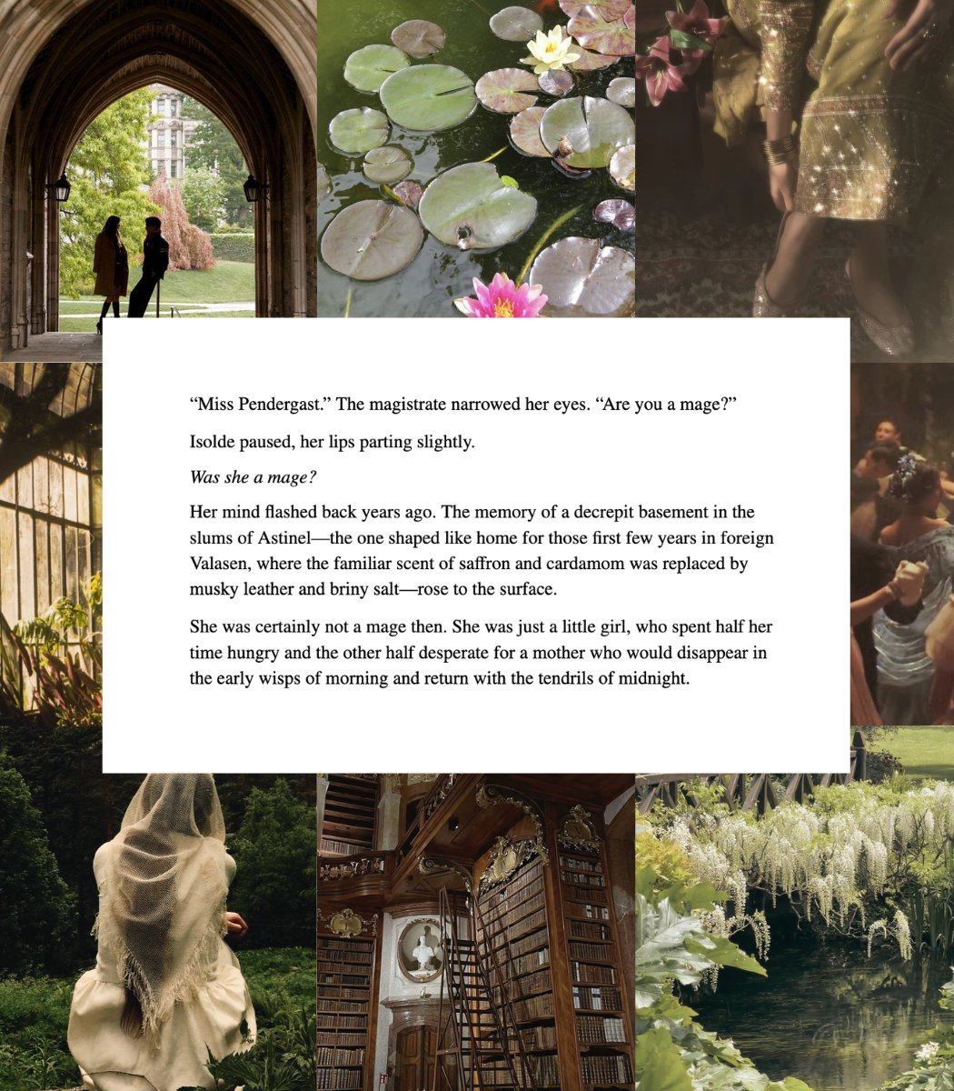 hennamarchives's tweet photo. introducing ISOLDE PENDERGAST 🪷🦢📖

the reclusive archivist who seems to know a lot about magic for someone with none of her own. she loves her greenhouses, hates socializing… can probably be found picking a fight with the new mageguard with in town…

#profilepit #WIP #A #F https://t.co/LiSnQq5ddB