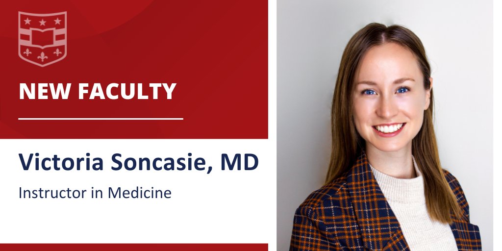 WashUDeptMed's tweet photo. Please welcome Victoria Soncasie, Instructor in Medicine @WashUMedHosp  with a secondary appointment in @WashUMedPeds 
⁠
Dr. Soncasie is dedicated to excellence, clinical reasoning, and delivering high value care to her patients.
⁠
Learn more > https://t.co/eGic7i8ufo https://t.co/Oq6kq6XFYS