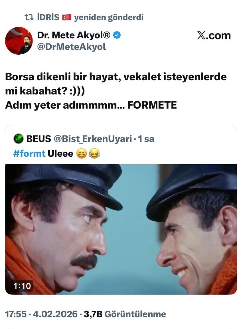 AnKaRaLI0678's tweet photo. Bakın 3-5 kuruşa imtiyaz için vekalet toplayanları hangi yalak rt etmiş. 

Nooldu Doktor adın 1/1 düşürmeye yettimi. 

2.89 fiyatta  abiii özkaynak patladı malı al 2.90 fiyattan derken abinin bu malın ederi bu kadar dediğini hatırladınmı. https://t.co/DfHropnkT3