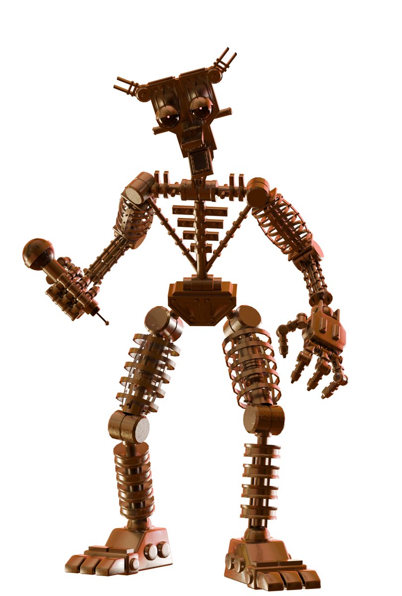 PomniacDev's tweet photo. Stylized Freddo from the 10th anniversary 

#fnaf #3Drender #Blender https://t.co/PdfZFA2aM2