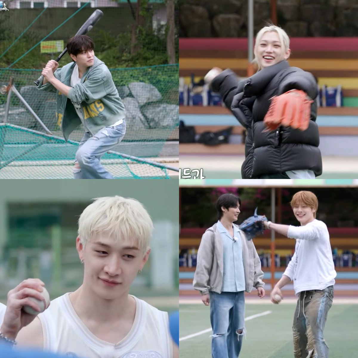 MLB's tweet photo. Stray Kids went to play baseball with the kids at I.N’s alma mater Dongil Jungang Elementary School in their latest SKZ CODE ❤️⚾️

📷: @Stray_Kids / YT

#STRAYKIDS #SKZ #스트레이키즈 https://t.co/EgX288fDm8