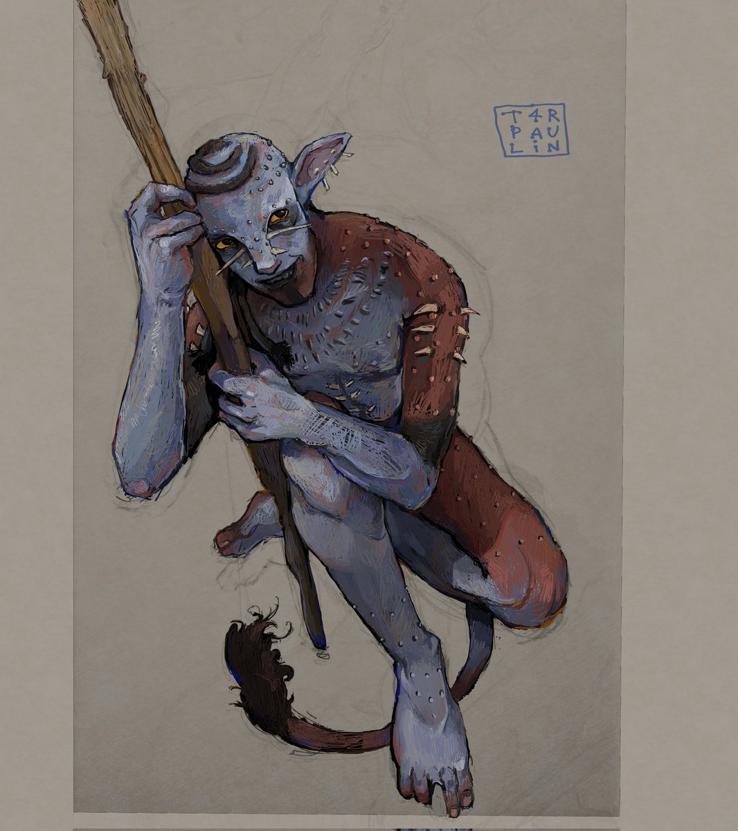 T4rpaulin's tweet photo. Teyl'tey for Medievaltorture_ !! #Avatar #navi https://t.co/qGmx3AiFDY