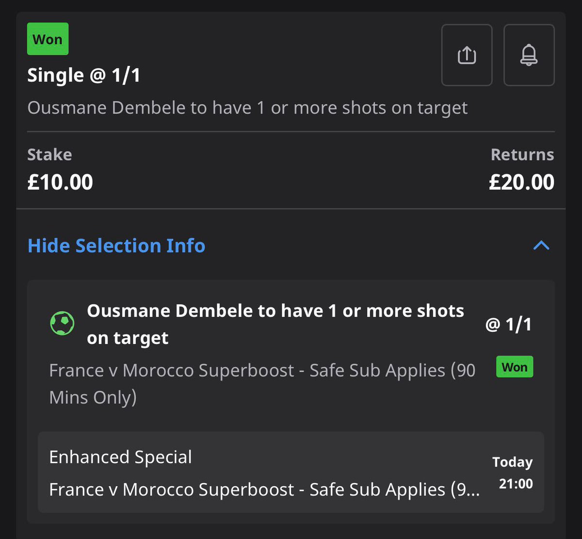 TippingTony's tweet photo. 🏠 THAT’S A FULL HOUSE!

✅ Mbappe 2 Chances Created
✅ Mbappe 2 Shots on Target
✅ Dembele Shot on Target

❤️ WHO BACKED THESE??? https://t.co/UYrf3z3Kev