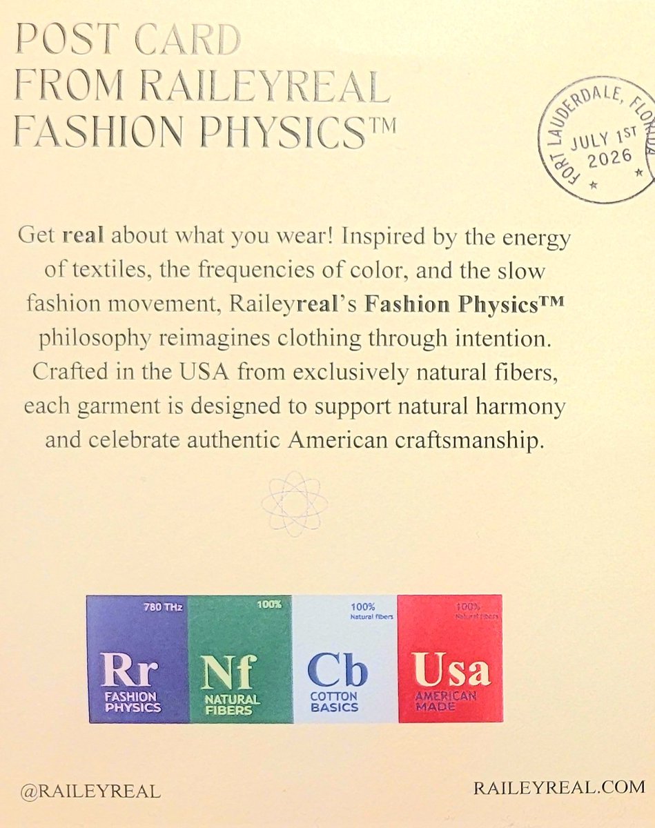 lynnej007's tweet photo. Be intentional about what you wear.
https://t.co/Ujlr25nxiC
#Fashionphysics
#Cottonbasics
#Americanmade
#NaturalFibers https://t.co/p9KsiMCHWe