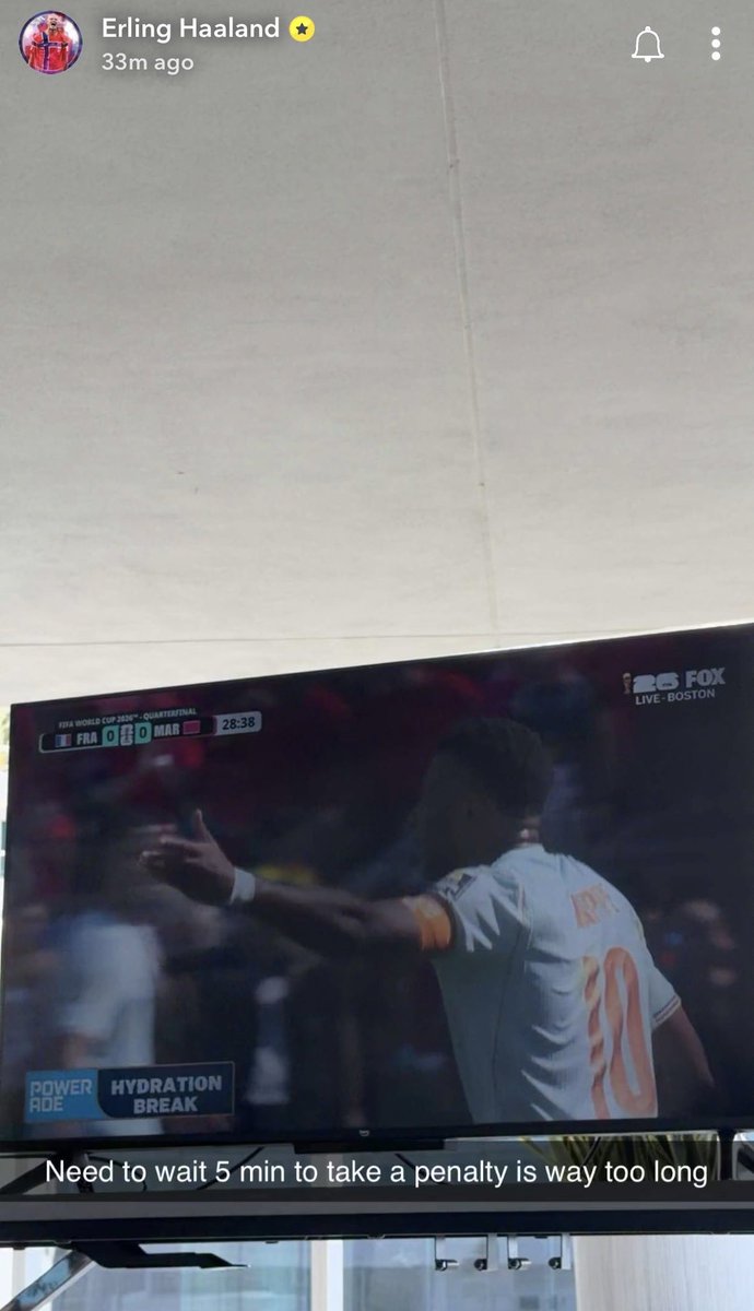 lfc009666's tweet photo. هالاند ينتقد الحكام الأرجنتينيين بسبب تأخيرهم الطويل في السماح لمبابي بتنفيذ ركلة الجزاء

حتى هالاند يعرف أن ميسي فاسد https://t.co/nxdAoGu3Nt