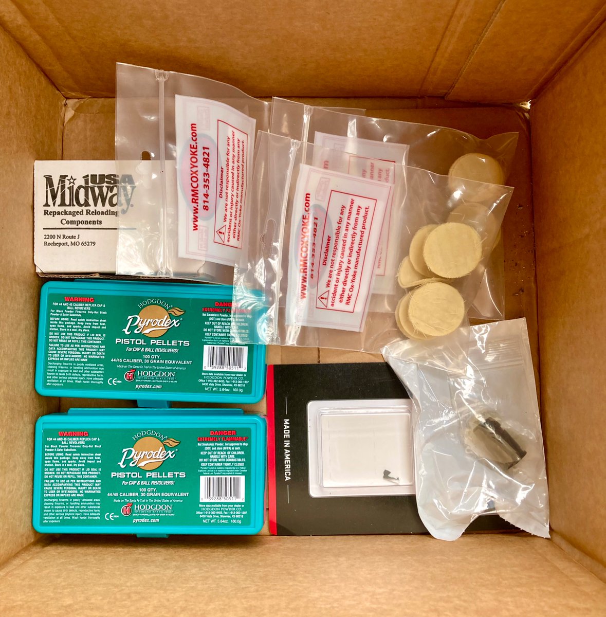 lc_988's tweet photo. Mail call! 😍
We’ll be at the range with these pistolas!😊
Everything is getting so expensive, they trying to take the fun out of it… but not with these .44 calibers, they’re always fun! 🤩
#blackpowder #muzzleloading https://t.co/ZzFDlsW7WB