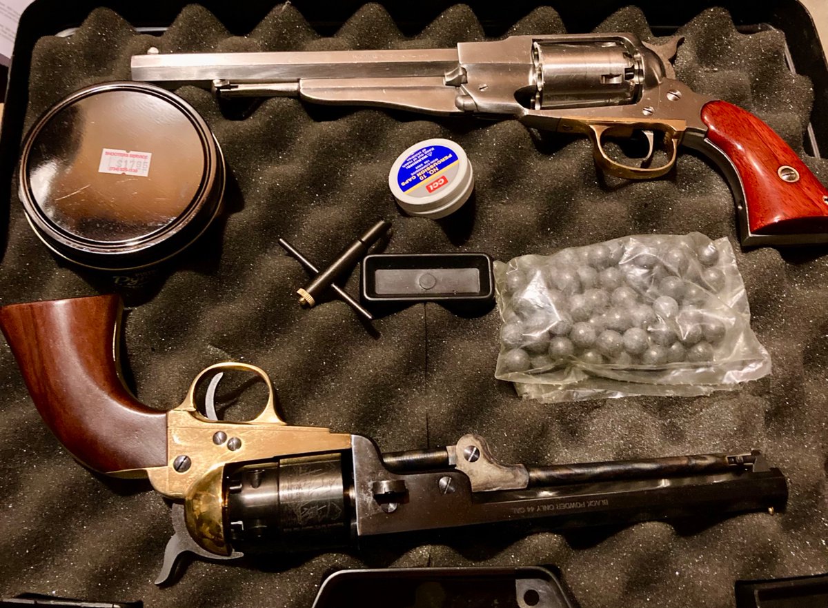 lc_988's tweet photo. Mail call! 😍
We’ll be at the range with these pistolas!😊
Everything is getting so expensive, they trying to take the fun out of it… but not with these .44 calibers, they’re always fun! 🤩
#blackpowder #muzzleloading https://t.co/ZzFDlsW7WB