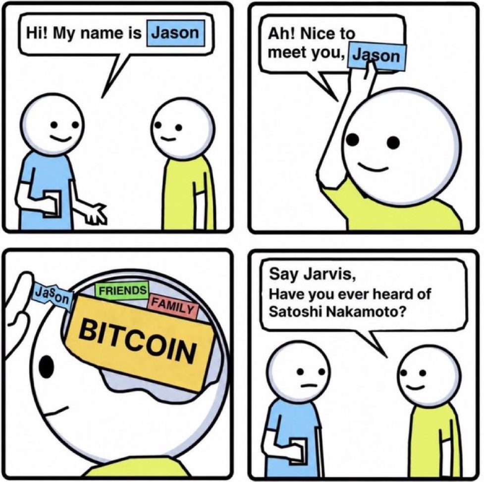 denverbitcoin's tweet photo. As far as memes go, this is just so good lol. https://t.co/s98mIp1TuI
