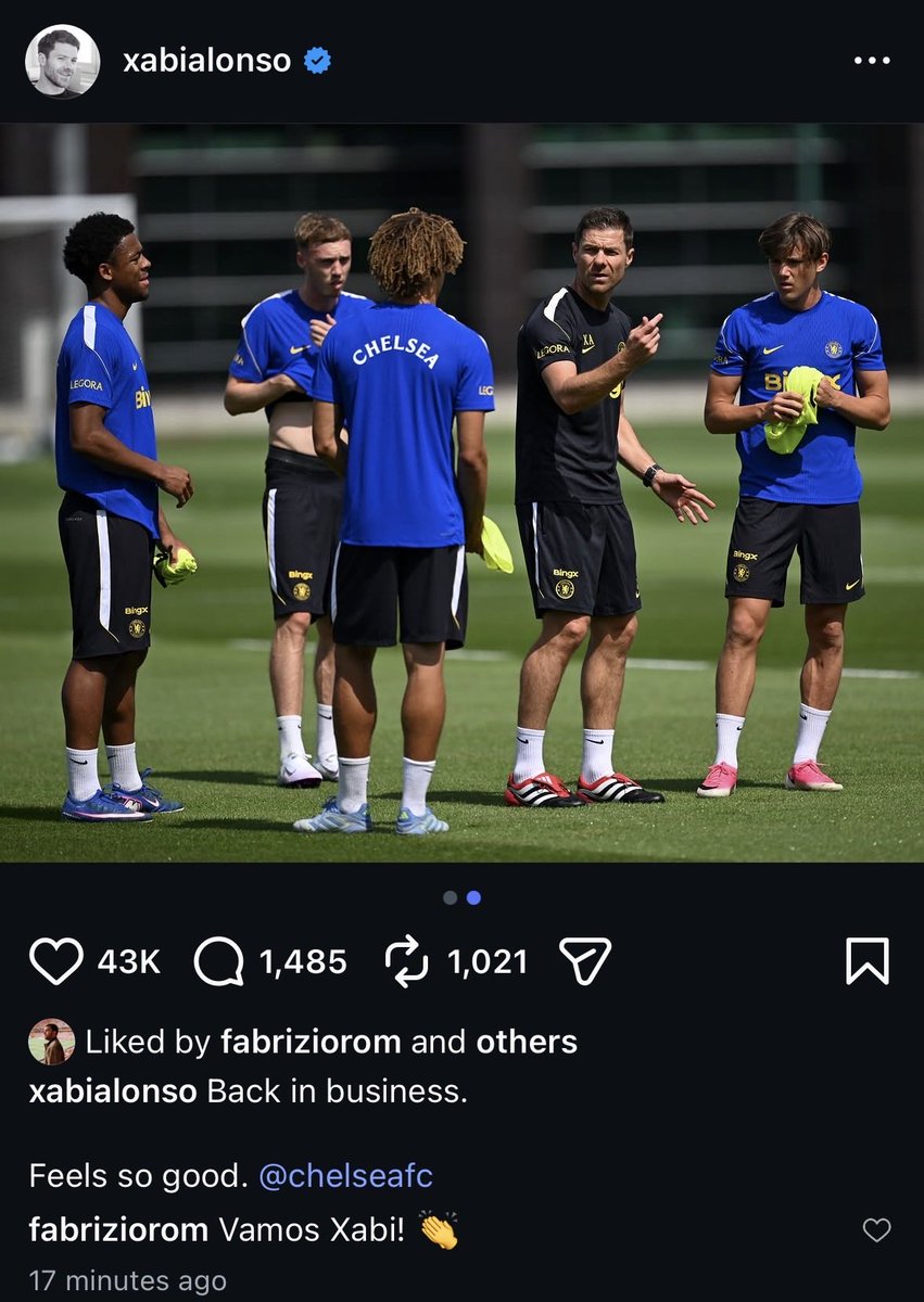 CFCDaily's tweet photo. 🚨Xabi Alonso on Instagram https://t.co/SH2mbthdFu