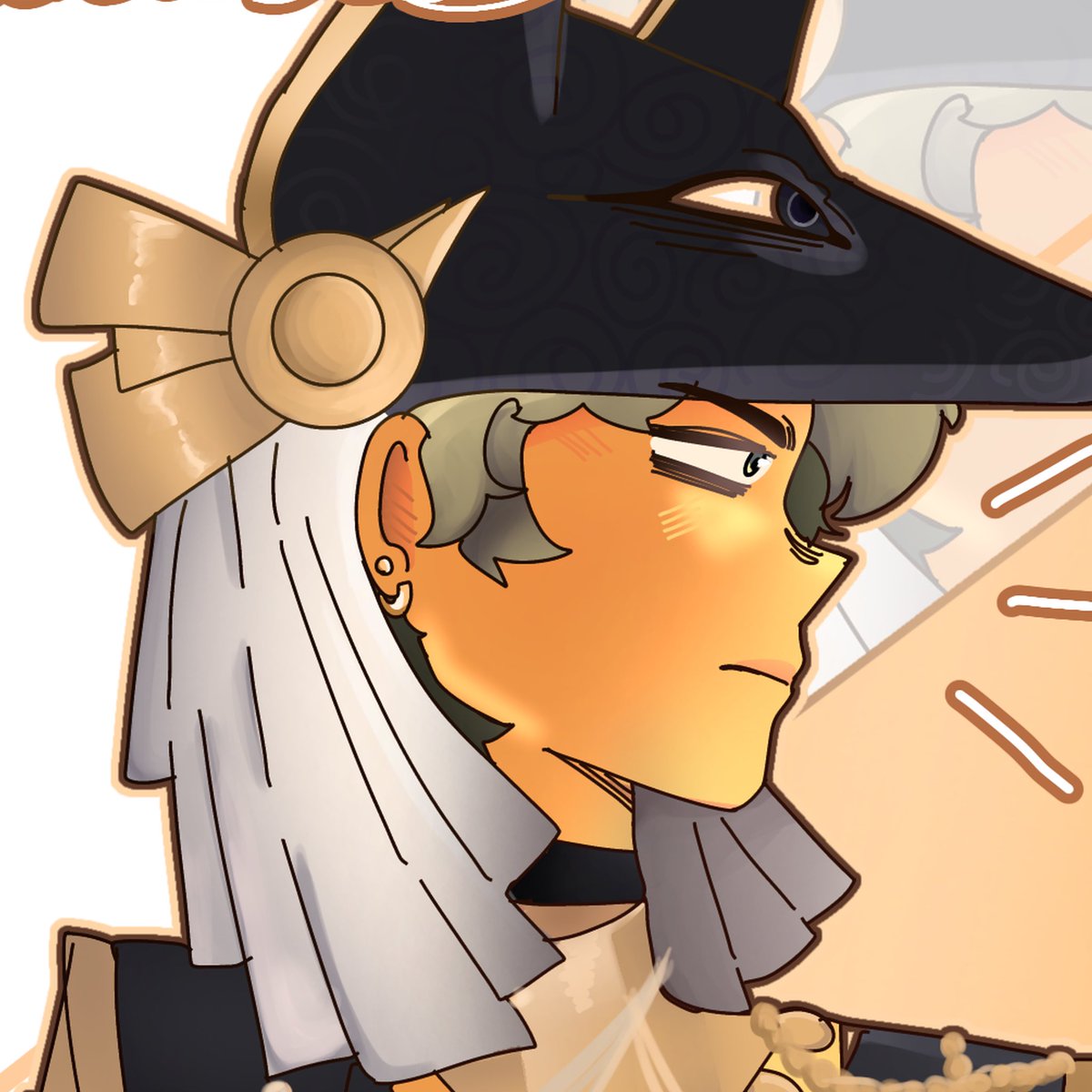 jonahsteinheime's tweet photo. Ppl do post marionetta art on here but im too still scared so here’s a closeup of sahed in my art https://t.co/rdIGwTWs6M