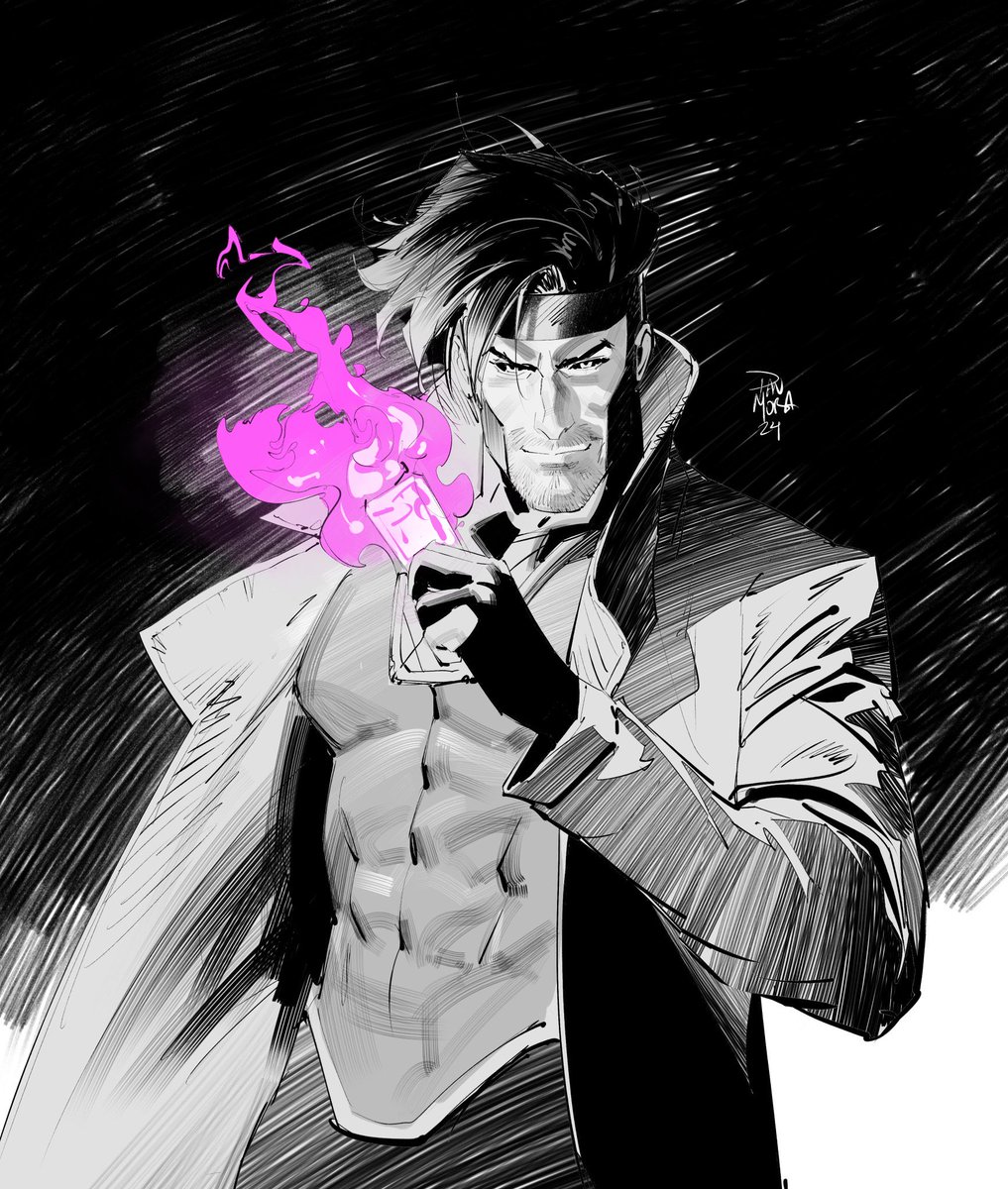 CoolComicArt's tweet photo. Gambit by Dan Mora @Danmora_c https://t.co/xmCAF1zqeV