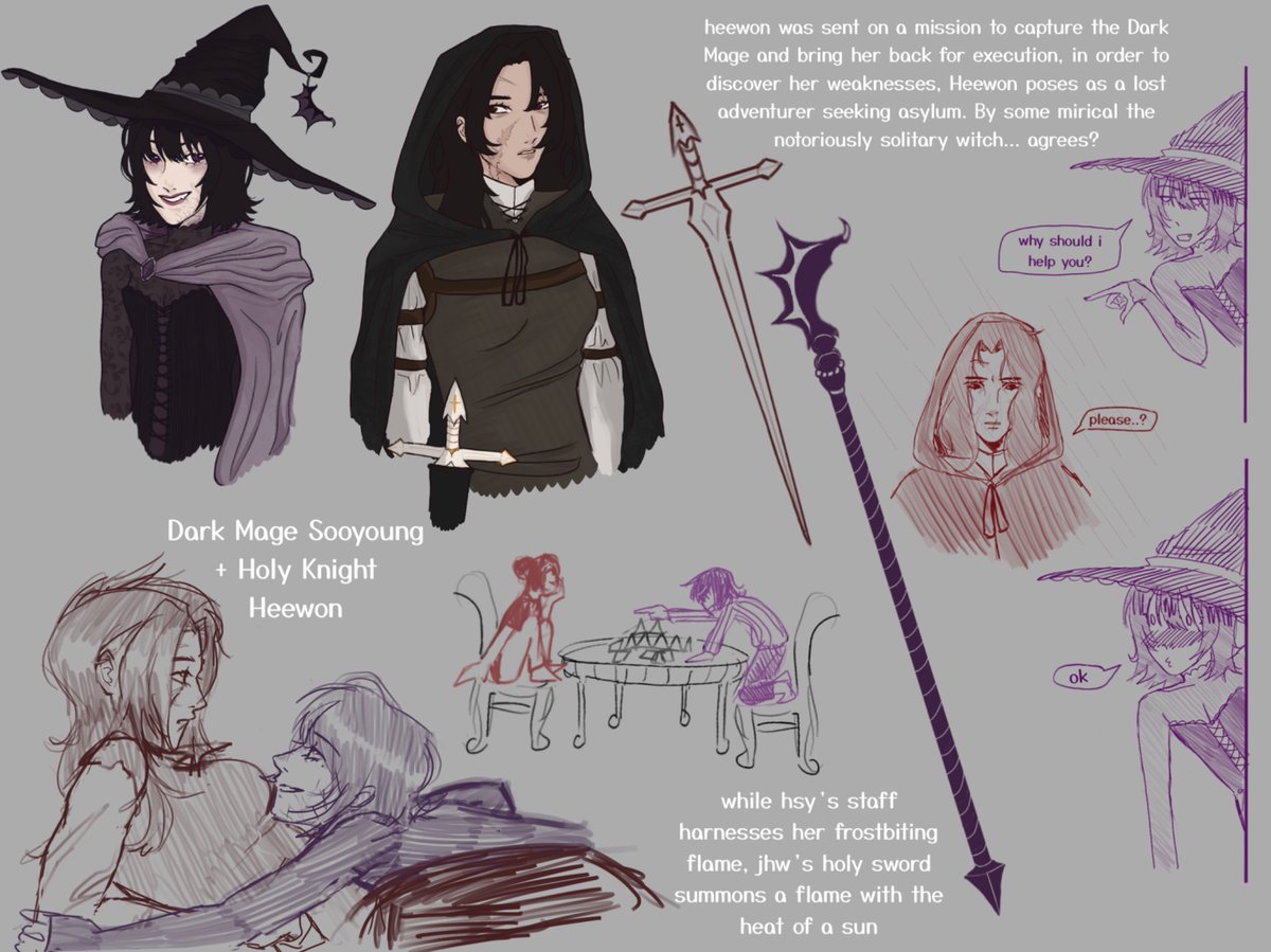 StarryTigerr_'s tweet photo. full page
fun fact this whole au was inspired by the song Witches by Alice Phoebe Lou, and the canvas is titled βIβm one of those witches babeβ
β
#heesoo #soohee https://t.co/vO6jhWYa6M