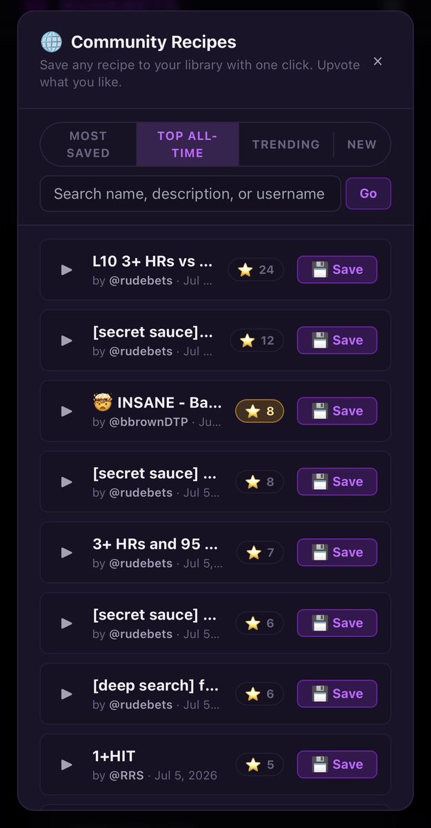 rudebets's tweet photo. I absolutely love this feature on @RudeBetsdotcom 

Community is posting their recipes! 

Shoutout @WiningPlaybook @MammothHops @bbrownDTP and many others for posting some secret sauce https://t.co/wZoFiprveQ
