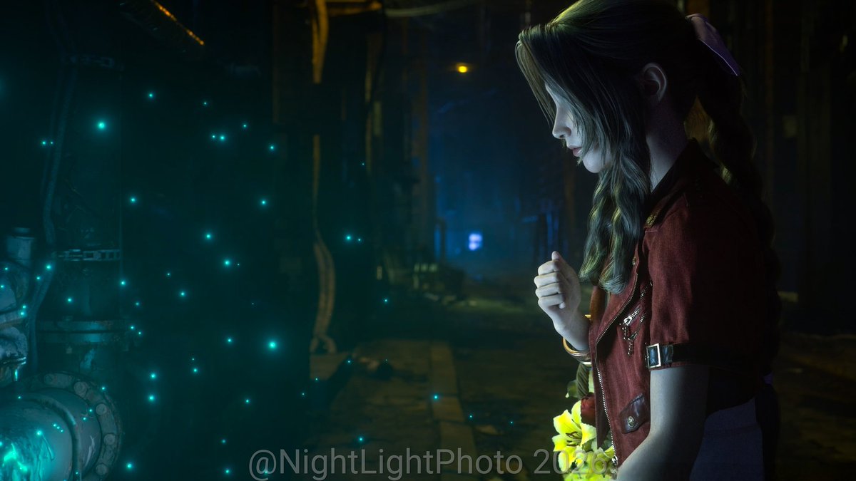 NightLightPhot's tweet photo. I figured I start sharing some of the Final Fantasy VII Remake shots I have taken on my PS5 this year. 

Never got to do it with my first playthrough.

Starting with the shots I took of Aerith and working my way from there.
#FFVIIRemake #FinalFantasyVII #AerithGainsborough #edits https://t.co/7sSeQi6naN