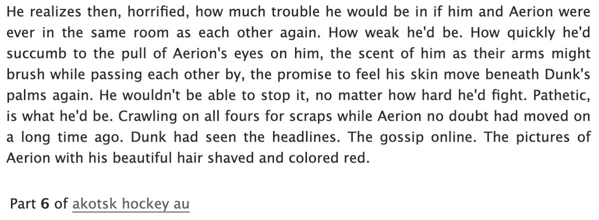 irlhawke's tweet photo. we've finally updated the #dunkaerion hockey au by posting another fic in the series! please enjoy but don't miss the previous parts! https://t.co/lpff0wH0DM https://t.co/IknQ3GDOAP