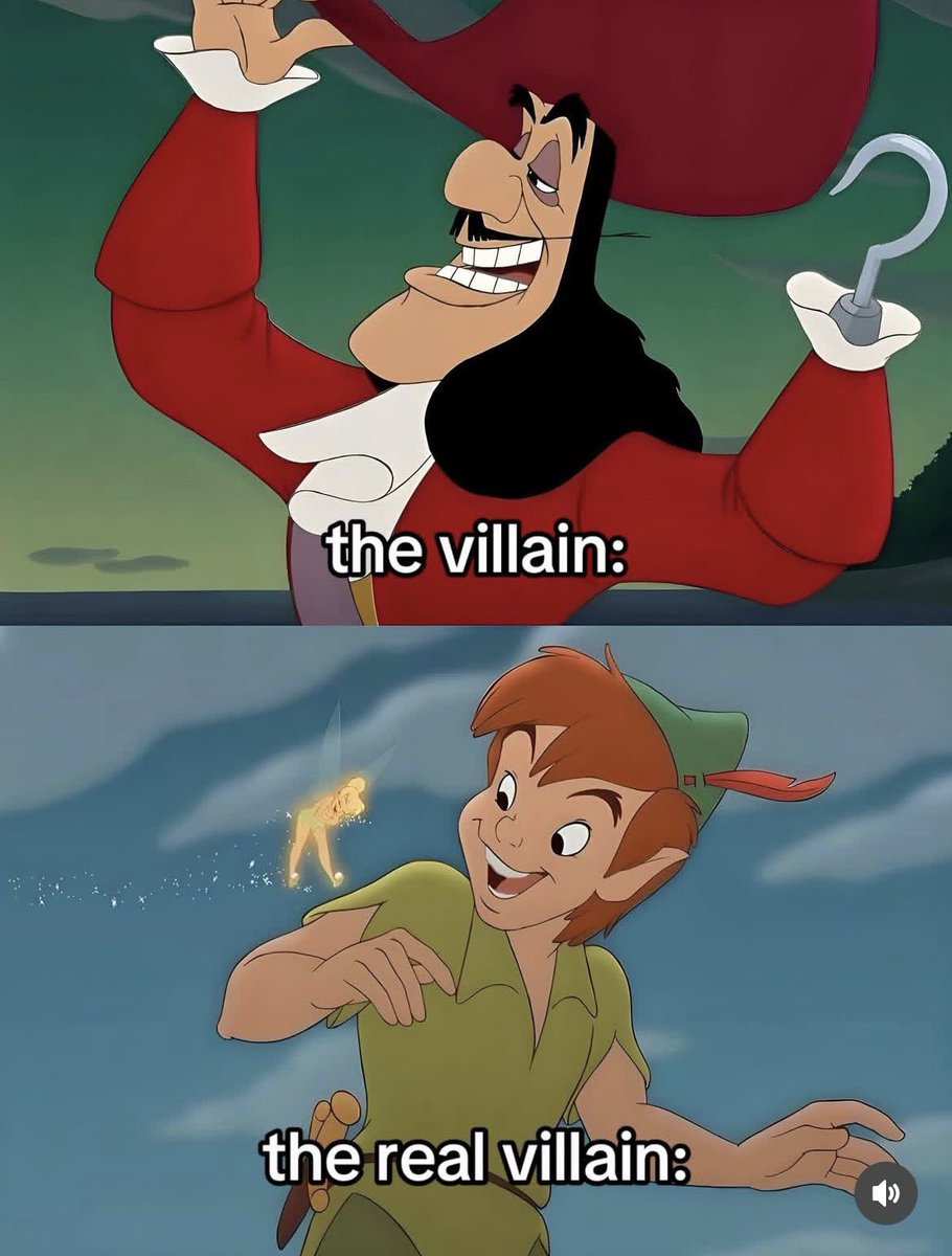 Classisco123's tweet photo. The villain vs the real villain https://t.co/3jL7oBC7Sh
