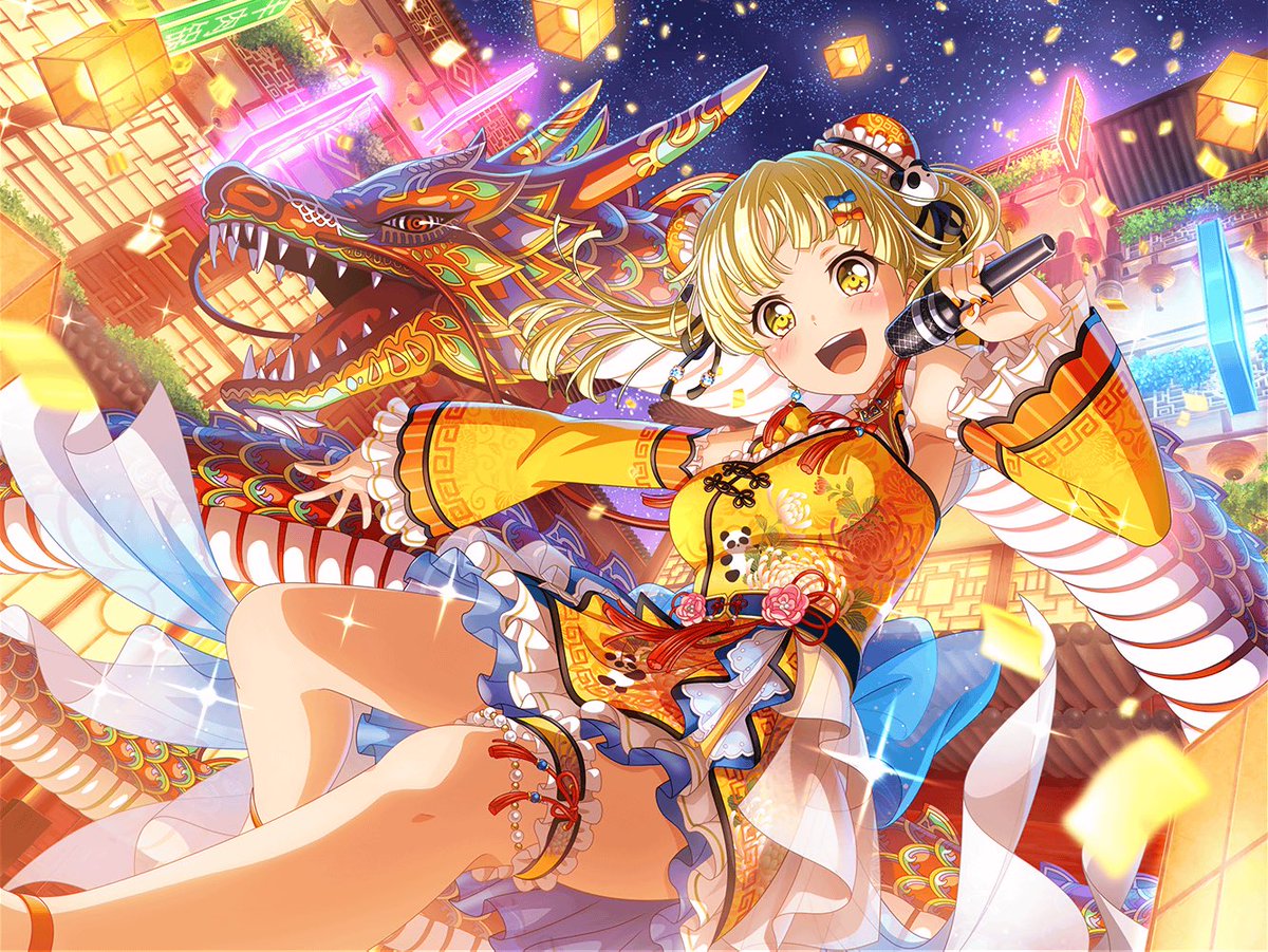 バンドリ 弦巻こころ 龍、舞い踊る！ コスプレ衣装 Dance, Dragon! 龍、舞い踊る！] Tsurumaki Kokoro(弦巻こころ)