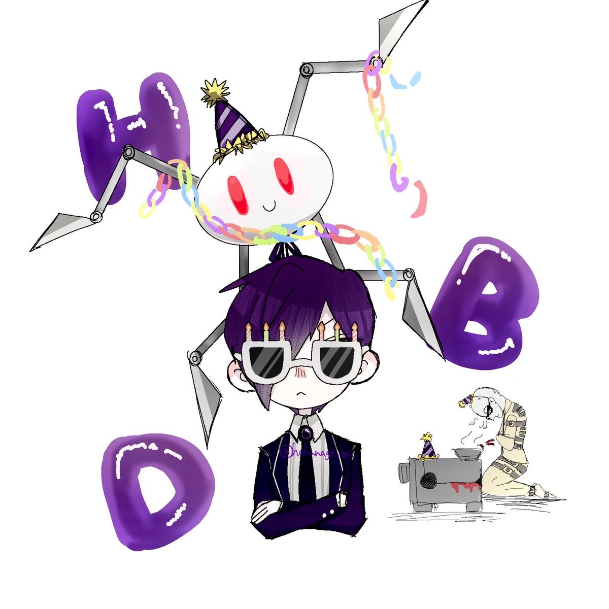 hakanagi_016's tweet photo. イェソド誕生日おめでとう！#HappyYesodDay2026
#イェソド誕生祭2026
#Library_of_Ruina https://t.co/gEqYopCqFW