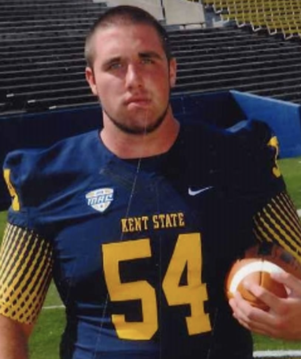 DaneRichardso16's tweet photo. 54 days till kickoff for @KentStFootball!🏈

The #54 is honored for the late Jason Bitsko, a KSU OL who tragically passed away in August of 2014

One O lineman gets to wear #54 every year, representing the passion, pride and heart that Bitsko showed every single day at Kent St⚡️ https://t.co/9iFH46OGhX