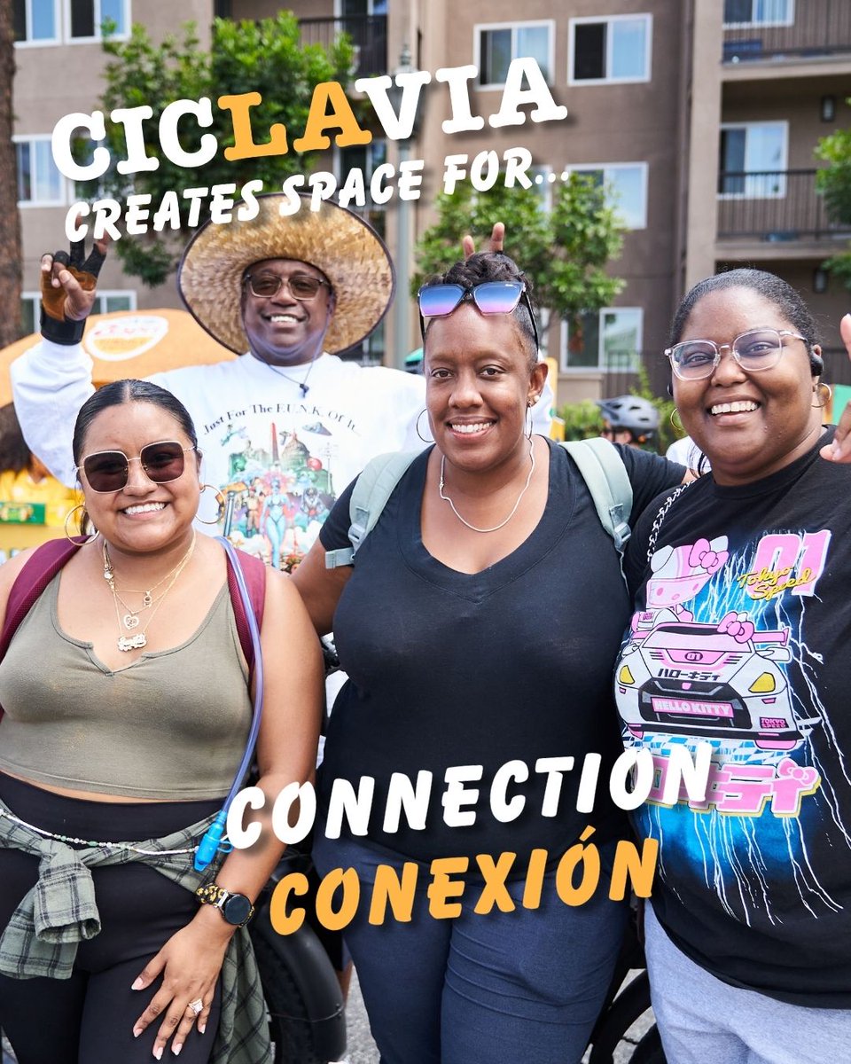 CicLAvia's tweet photo. We could feel the excitement at CicLAvia—Leimert Park meets Expo Park!

It felt like a party all day—now you can relive the feel-good times with our photo album 👉 https://t.co/u4redAHHvT

📸 Share your memories with us using @CicLAvia and #CicLAvia https://t.co/fYOHoSFpYy