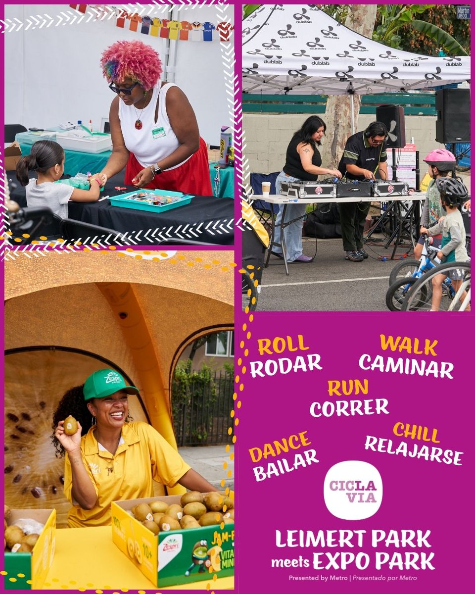 CicLAvia's tweet photo. We could feel the excitement at CicLAvia—Leimert Park meets Expo Park!

It felt like a party all day—now you can relive the feel-good times with our photo album 👉 https://t.co/u4redAHHvT

📸 Share your memories with us using @CicLAvia and #CicLAvia https://t.co/fYOHoSFpYy