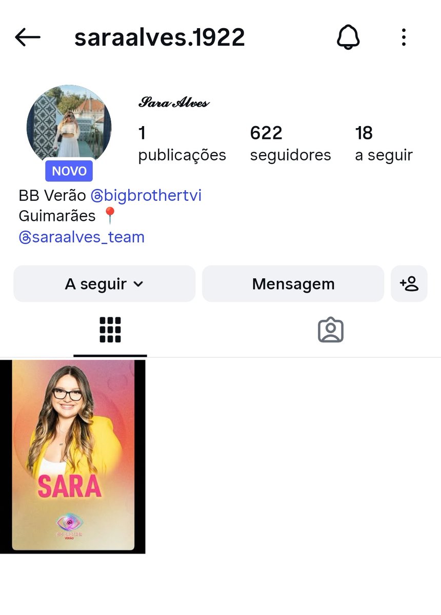 kiindnss's tweet photo. Apoiantes da Sarita 

Sigam a conta dela no Instagram 
❤️‍🩹
#bbtvi https://t.co/HsvLBBPD6a