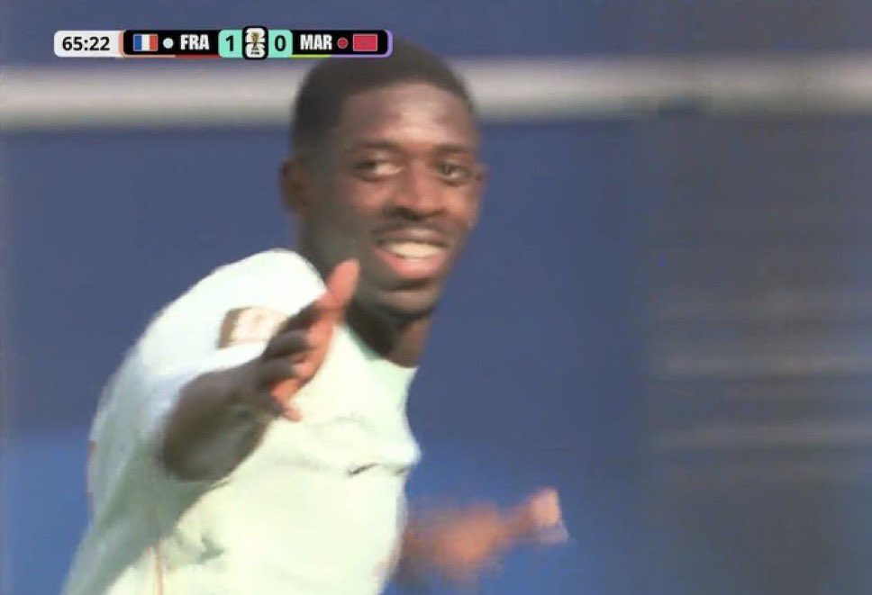 zoowyze83's tweet photo. France are starting to look inevitable. With Mbappé and Dembélé in this kind of form, it's hard to picture anyone stopping them. Morocco found that out once again.
#FRAvsMAR https://t.co/novJh6LKUR
