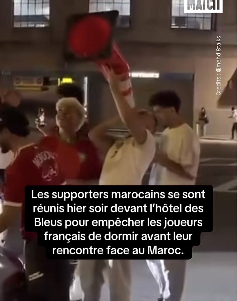 pr0udantitheist's tweet photo. Moroccan muzzies trying to prevent the french players from sleeping the day before their match…

Lol anyways https://t.co/F5pGXygjwJ