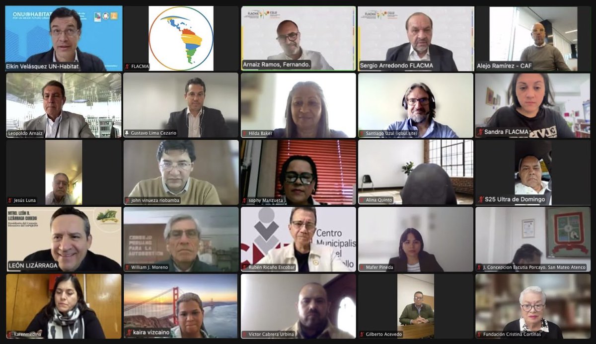 FLACMA_'s tweet photo. Gracias a tod@s l@s participantes en nuestro Seminario Internacional de Ciudades Circulares

 Se detona estrategia para impulsar planes locales de EC, replicar procesos exitosos y gestionar cooperación

✅122 participantes/23 países/42 redes/51 ciudades/5 agencias internacionales https://t.co/F2lkqXMCeo