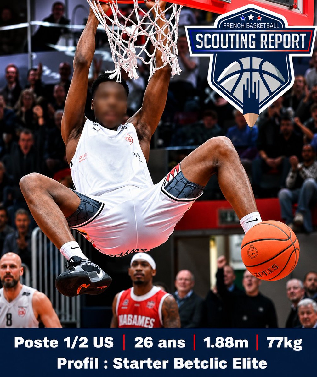 FBasketScouting's tweet photo. 🔎 Sleeper à suivre. Combo guard US très productif, créateur, défenseur intense et leader. Son parcours en NCAA III a retardé sa reconnaissance, mais il a prouvé en Europe qu'il pouvait évoluer au plus haut niveau. Un profil Betclic Élite. 🏀 https://t.co/8d7WhRkavQ https://t.co/f6PWydTx8d
