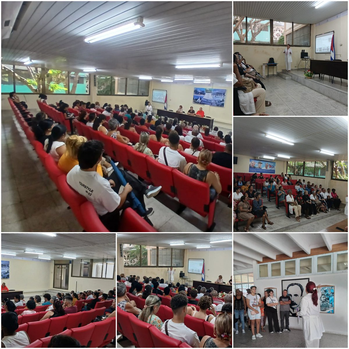 VDAFCMCfgos22's tweet photo. Desarrollada en la Facultad de Ciencias Médicas de Cienfuegos la reunión de padres de los estudiantes del colegio universitario. Primer intercambio de los estudiantes y los padres con el claustro de profesores y con los  líderes administrativos de la universidad y la Facultad. https://t.co/7EymoVKTnp