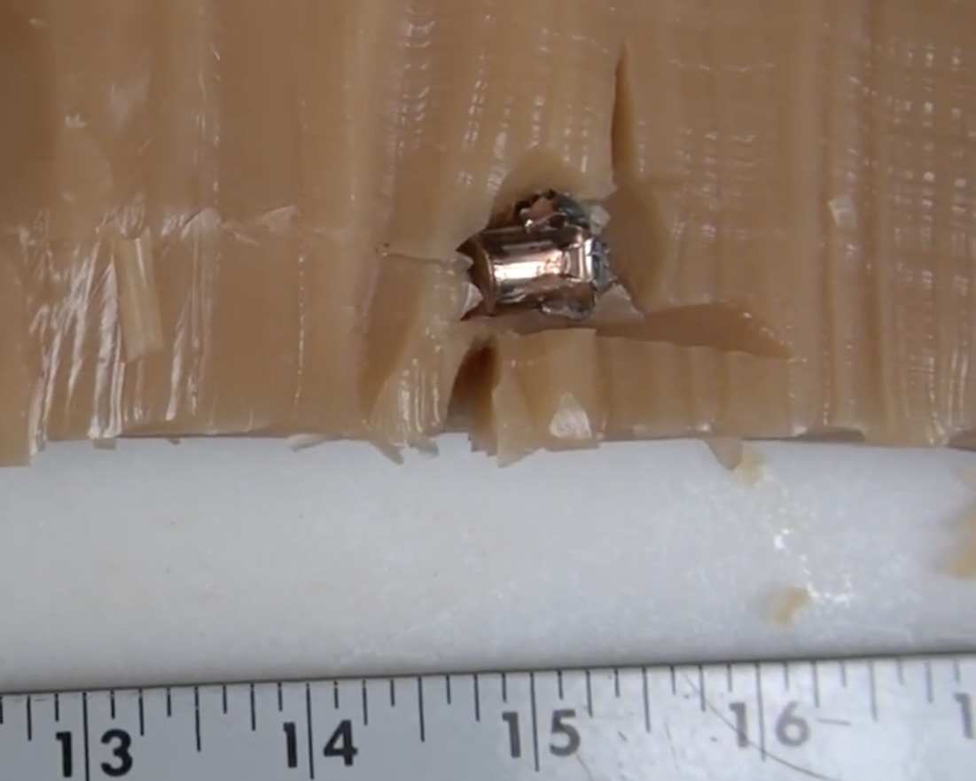 angertab's tweet photo. Read the whole post

Tyler Robinson Ammo identified. 
---------
Remington 30-06 Springfield, 150 Grain Core Lokt
Ballistics gel penetration 16.5"
---------
Now, let's compare it to 9mm 124 gr Federal HYDRA-SHOK
Ballistics gel penetration 15"
---------
I have personally seen a human shot in the face Hydra-Shok. No, it did not leave the back of the head. It didn't even bulge his eyeball out. Our best estimate was about 4" of penetration. 

THIS is why you do not trust ballistics gel for accurate penetration of the human body. 

It is perfectly reasonable for the ammunition used by Tyler Robinson to have stopped inside Charlie Kirk.
