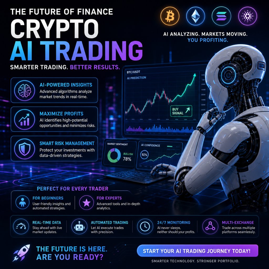 AcademiaTom's tweet photo. Unlock the future of finance with the magic of AI &amp; crypto! 🚀💡 From seasoned pros to curious newcomers, smart insights can transform your trading game. Are you ready to embrace the innovation and elevate your investment strategy? Let’s dive in! 📈✨ #CryptoAI #InvestSmart https://t.co/qRoGhbGbMQ