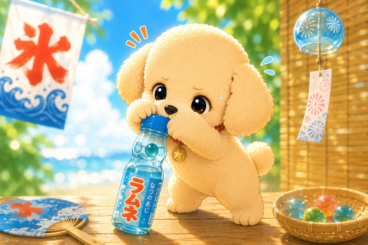 EXRISEPROJECT's tweet photo. 🏆 毎日しあわせお届け企画 🐶

ビー玉が気になるくっぱくん
みんなの夏に飲みたくなる飲み物は？？

【賞品】
🎁 Amazonギフトカード 1,000円分
👥 抽選で3名様

【参加方法】
✅ @EXRISEPROJECTをフォロー
✅ この投稿をリポスト（RP）

⏰ 19:00 応募締切
📣 21:00頃 当選発表

ぜひご参加ください🐶🎁
固定ポストでもイベント開催中👀

#プレゼント企画  #毎日プレゼント #クッパくん