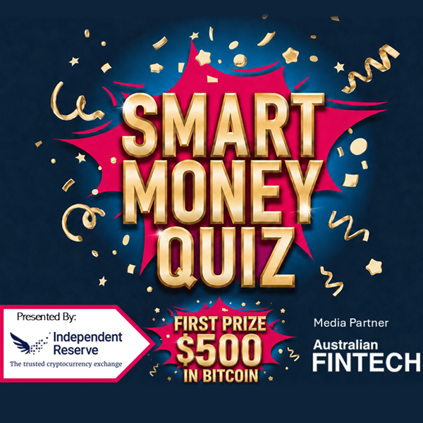 austfintech's tweet photo. Australian fintech community leader @GlenFrost launches SMART MONEY QUIZ - designed for the local fintech industry, with prize money of $500 in bitcoin

https://t.co/3vPyPxxqLW #australianfintech #fintech #financialtechnology #finance #bitcoin #SmartMoneyQuiz https://t.co/rM0UlbM887