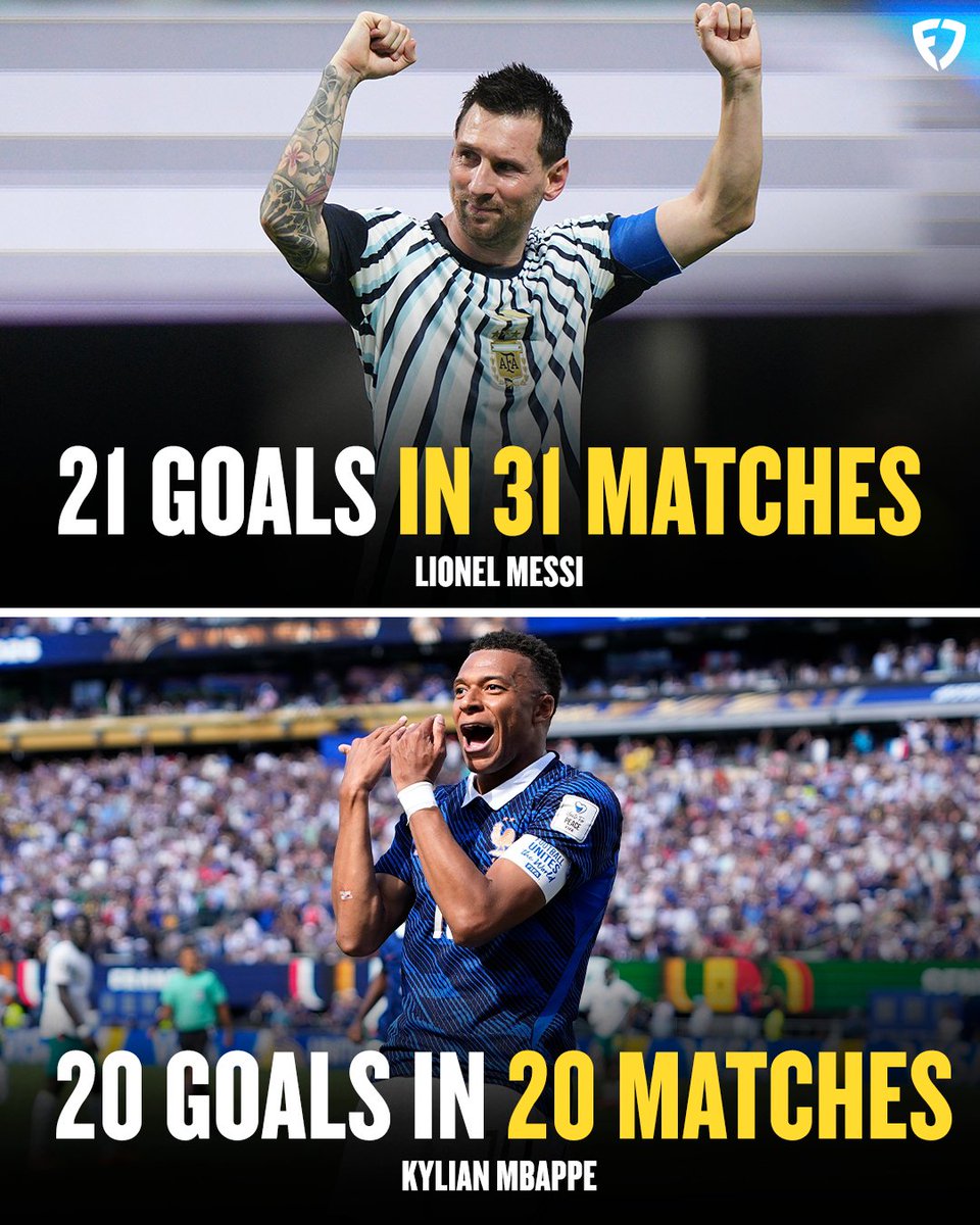 FDSportsbook's tweet photo. Kylian Mbappe is going to DESTROY the World Cup all-time goal record 💀 https://t.co/b8uKVKKLrm