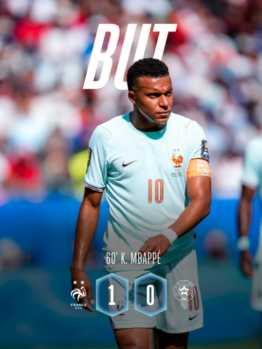 USAS_WW1's tweet photo. 2-0 France! #FRAvsMOR #FRAMOR #FIFAWorldCup #WorldCup2026: France vs. Morocco quarter final. Kylian Mbappe scores for 1-0 before Ousmane Dembele makes it 2-0. Kylian Mbappe now has 20 total World Cup Goals and 8 goals in this World Cup! 🇫🇷🇲🇦⚽️ https://t.co/sPmvHQaBF9 https://t.co/lFRpGdUTCc