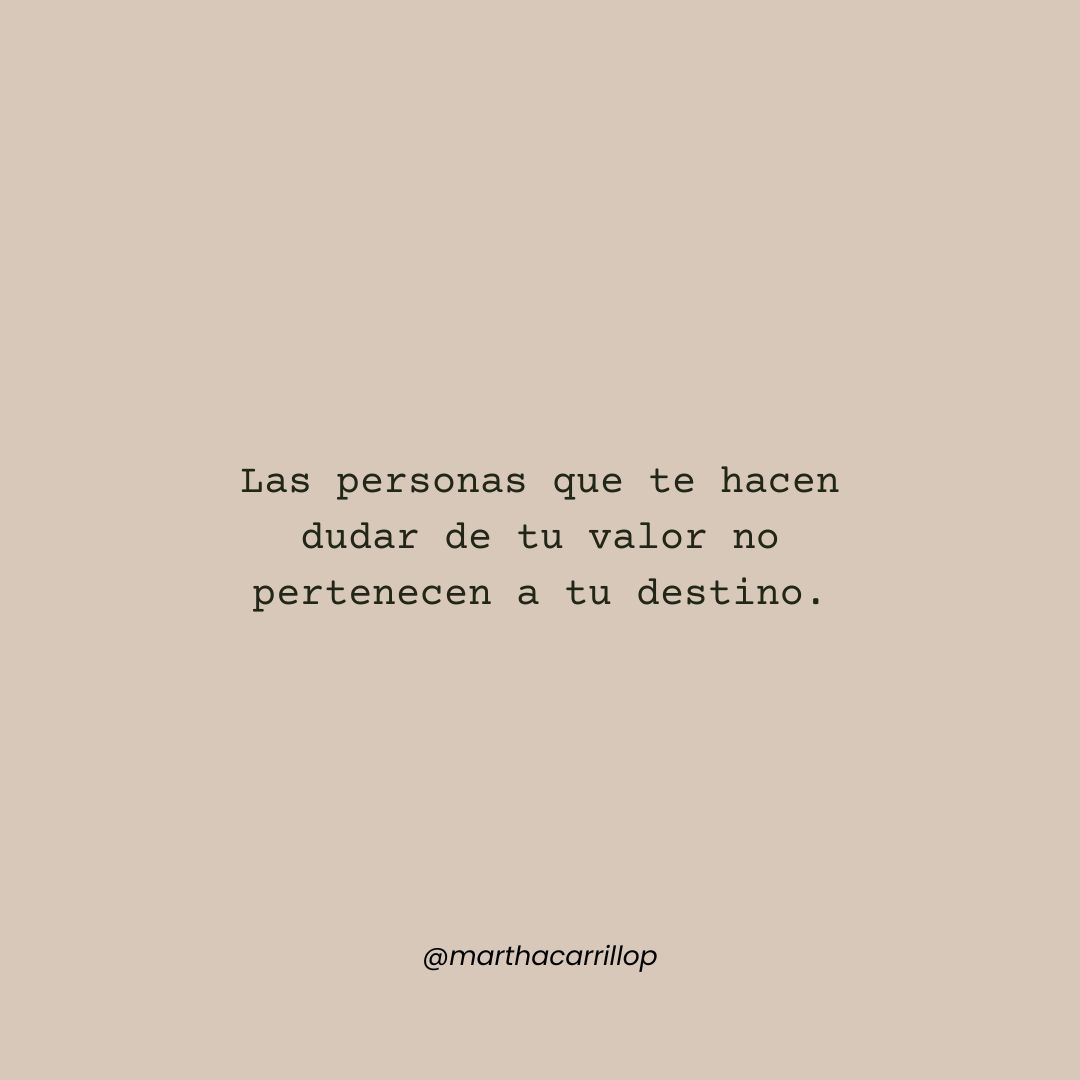 marthacarrillo's tweet photo. ¿Quién te hizo creer que debías demostrar constantemente lo mucho que vales? 💛

Quien aprecia tu esencia no necesita que te esfuerces por convencerlo. 🌿
El amor, la amistad y los vínculos sanos no se construyen desde la inseguridad.
Las personas correctas despiertan tu confianza, no tus dudas. ✨
Nunca permitas que la opinión de alguien te haga olvidar el valor que ya habita en ti. 🤍