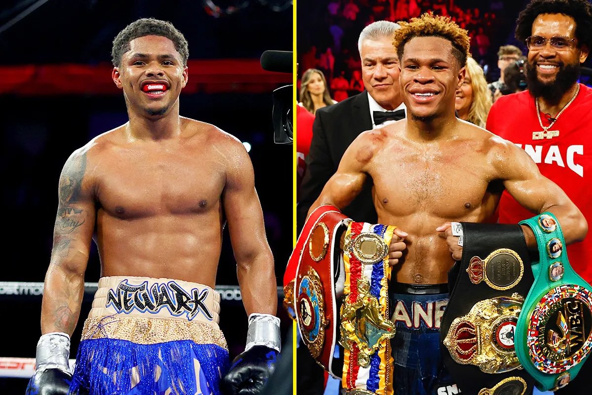 elitooreall's tweet photo. BREAKING NEWS 🚨

Personal sources have disclosed that allegedly Devin Haney will reportedly vacate the WBO title in order to face Shakur Stevenson at a catch weight of 144 pounds. The T-Mobile Arena is anticipated to host this bout and expected to take place in September-November. More sources have stated the winner of this fight is rumored to fight Gervonta Davis in 2027 😳
